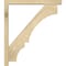 Ekena Millwork Balboa Block Rough Sawn Bracket w/ Offset Brace, Douglas Fir, 4"W x 28"D x 32"H BKT0402X28X32BOA05RDF - alternate 2